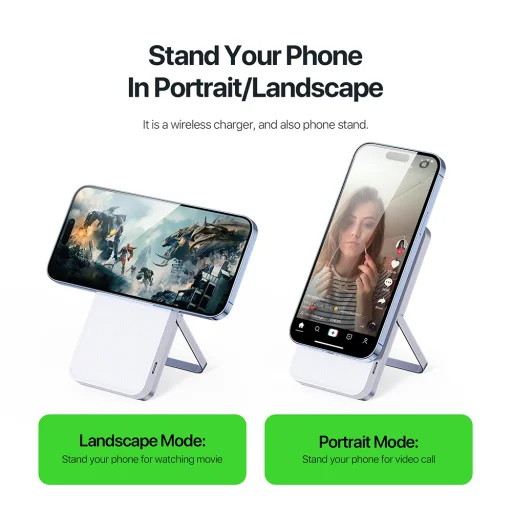 Duzzona - Töltőállomás 3 az 1-ben (W19) - iPhone-hoz, AirPods-hoz és Apple Watch-hoz, 15W - Fehér - 3