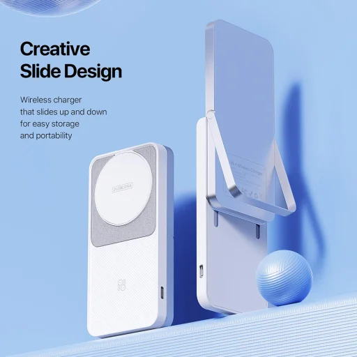 Duzzona - Töltőállomás 3 az 1-ben (W19) - iPhone-hoz, AirPods-hoz és Apple Watch-hoz, 15W - Fehér - 4