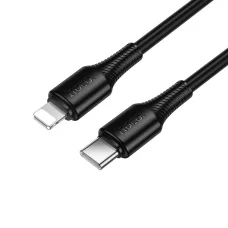 USB C - Lightning kábel Hoco PD 27W 1 m X120 fekete