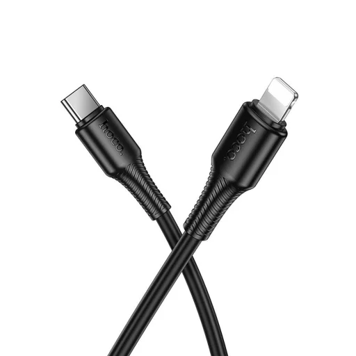 USB C - Lightning kábel Hoco PD 27W 1 m X120 fekete - 2