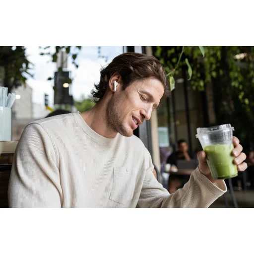 Edifier X5 Pro V25 TWS fejhallgató (bézs) - 10