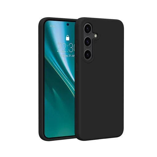 Etteri Szilikon Mag tok Samsung Galaxy S25 Edge fekete - 1