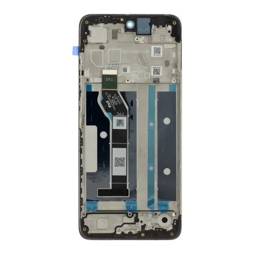 Motorola E15 LCD kijelző + érintőegység + előlapi fedél (Szervíz csomag) - 2