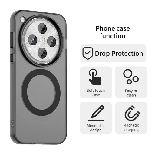 Techsuit - CandyCase MagSafe - Oppo Find X8 Pro - Fekete tok - 5