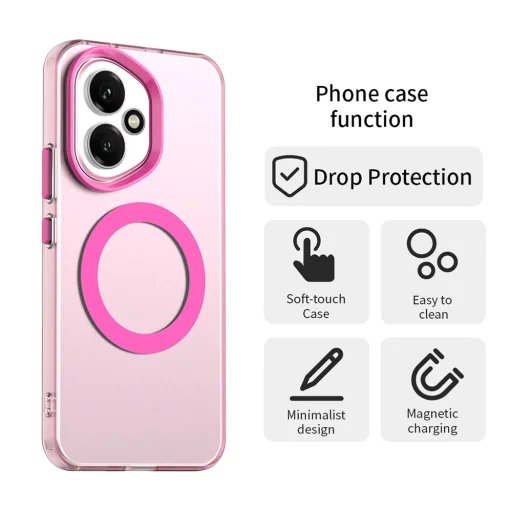 Techsuit - CandyCase MagSafe - Honor 400 - Rózsaszín tok - 2