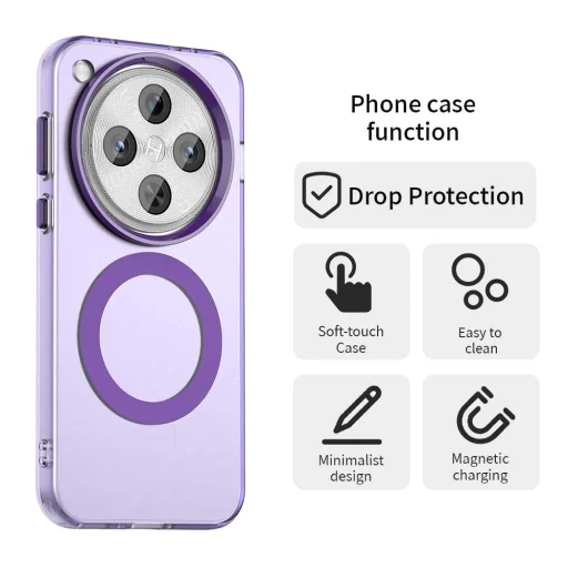 Techsuit - CandyCase MagSafe - Oppo Find X8 Pro - fialové puzdro - 2