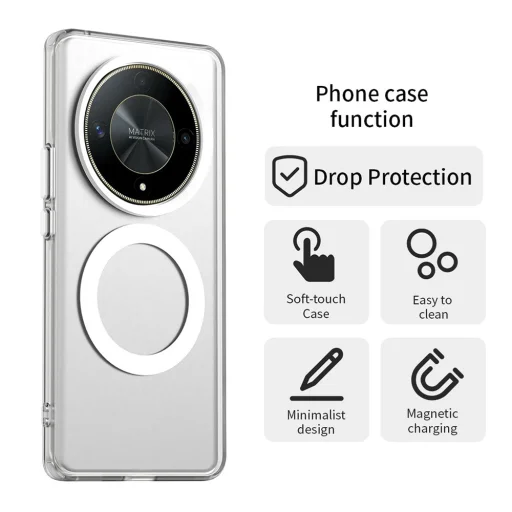 Techsuit - CandyCase MagSafe - Honor Magic6 Lite - Fehér tok - 4