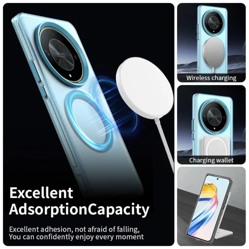 Techsuit - CandyCase MagSafe - Honor Magic6 Lite - Kék tok - 6