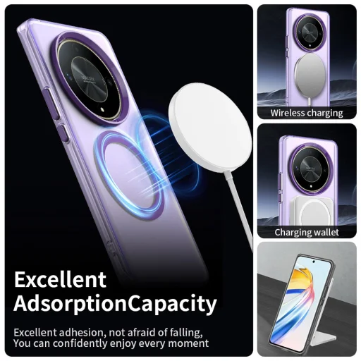 Techsuit - CandyCase MagSafe - Honor Magic6 Lite - Lila tok - 2