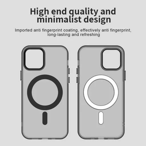 Techsuit - CandyCase MagSafe - iPhone 12 / iPhone 12 Pro - Fekete tok - 6