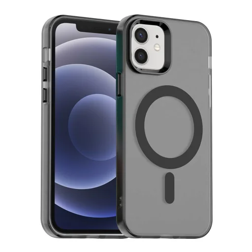 Techsuit - CandyCase MagSafe - iPhone 12 / iPhone 12 Pro - Fekete tok - 1