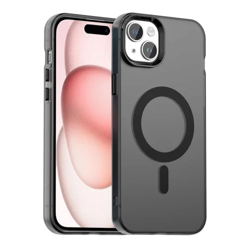 Techsuit - CandyCase MagSafe - iPhone 15 - Fekete tok - 1