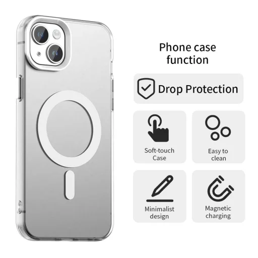  iPhone 13 Fehér Techsuit - CandyCase MagSafe tok - 2