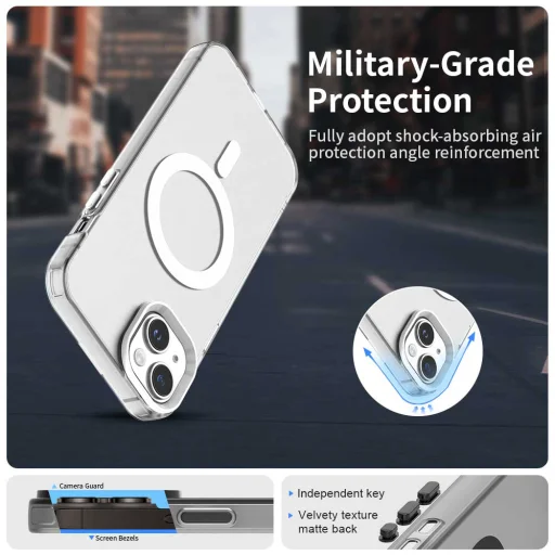 Techsuit - CandyCase MagSafe - iPhone 15 - Fehér tok - 7