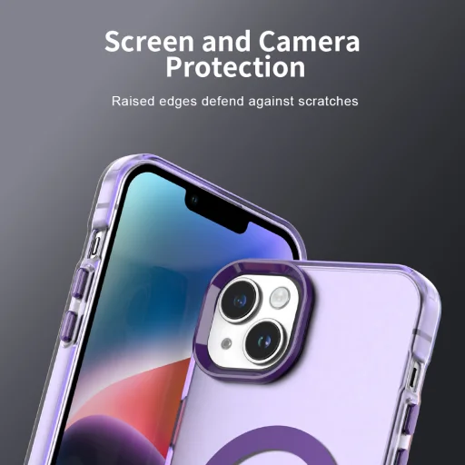 Techsuit - CandyCase MagSafe - iPhone 15 - Lila tok - 3