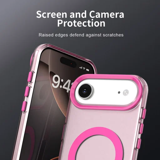  iPhone 17 Air Rózsaszín Techsuit CandyCase MagSafe tok - 2