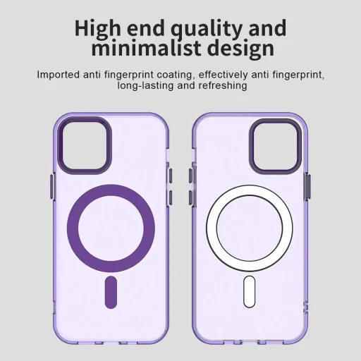 Techsuit - CandyCase MagSafe - iPhone 12 / iPhone 12 Pro - Lila tok - 3