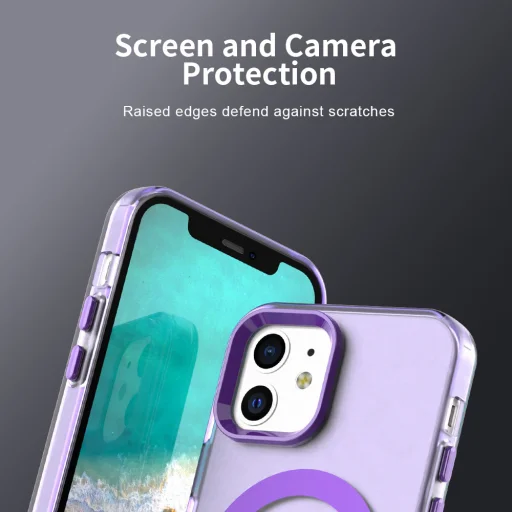 Techsuit - CandyCase MagSafe - iPhone 12 / iPhone 12 Pro - Lila tok - 5