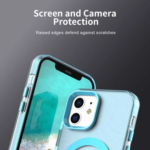 Techsuit - CandyCase MagSafe - iPhone 12 / iPhone 12 Pro - Kék tok - 5