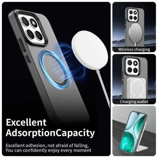 Techsuit - CandyCase MagSafe - Honor X8c - Fekete tok - 2