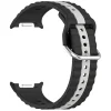Techsuit - Remienok 22mm (W078) - Samsung Galaxy Watch8 40mm/Watch8 44mm/Watch8 Classic/Ultra 2 - Čierna / Sivá thumbnail