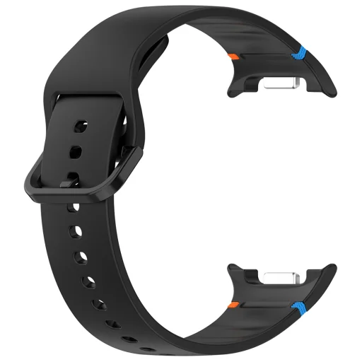 Techsuit - Óraszíj 22mm (W079) - Samsung Galaxy Watch8 40mm/Watch8 44mm/Watch8 Classic/Ultra 2 - Fekete - 2