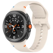 Techsuit - Óraszíj 22 mm (W079) - Samsung Galaxy Watch8 40 mm/Watch8 44 mm/Watch8 Classic/Ultra 2 - Kasmír Krém