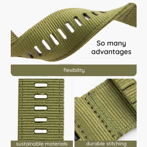 Techsuit - Watchband QuickFit 20mm (W070) - narancsbimbó - Instinct 2S/2S Solar/Approach S70 42mm/fenix 7S Pro Sapphire Solar órákhoz. - 3