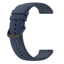 Techsuit - 20 mm-es óraszíj (W001) - Samsung Galaxy Watch 4/5/Active 2, Huawei Watch GT 3 (42mm)/GT 3 Pro (43mm) - Sötétkék