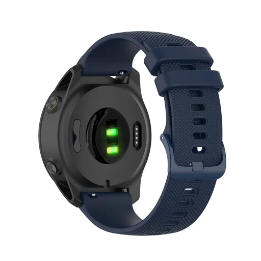  Techsuit - Óraszíj 20mm (W006) - Samsung Galaxy Watch 4/5/Active 2, Huawei Watch GT 3 (42mm)/GT 3 Pro (43mm) - Kék - 4