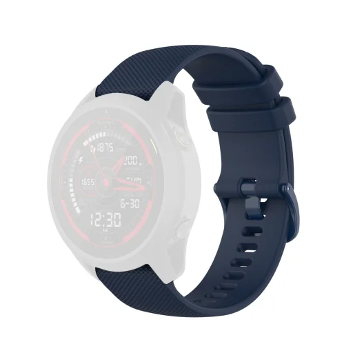  Techsuit - Óraszíj 20mm (W006) - Samsung Galaxy Watch 4/5/Active 2, Huawei Watch GT 3 (42mm)/GT 3 Pro (43mm) - Kék - 3