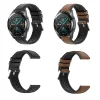 Techsuit - 22mm szíj (W007) - Samsung Galaxy Watch (46mm)/Watch 3/Gear S3, Huawei Watch GT/GT 2/GT 3 (46mm) - Fekete thumbnail