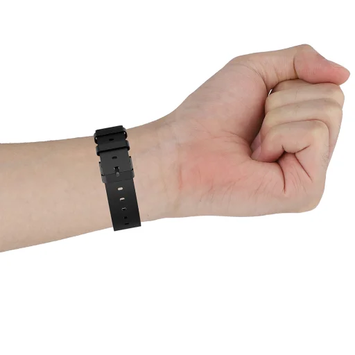 Techsuit - 22 mm-es óraszíj (W007PU) - Samsung Galaxy Watch (46mm)/Watch 3/Gear S3, Huawei Watch GT/GT 2/GT 3 (46mm) - Fehér - 4