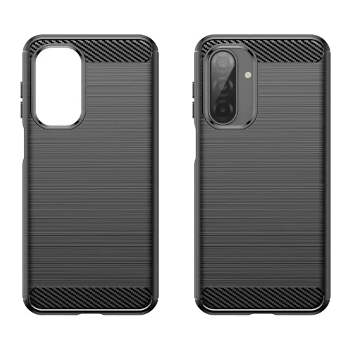 Techsuit - Karbon Szilikon - Samsung Galaxy A17 5G - Fekete tok - 2