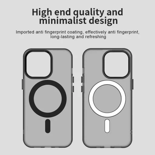 Techsuit - CandyCase MagSafe - iPhone 12 Pro Max - Fekete tok - 3