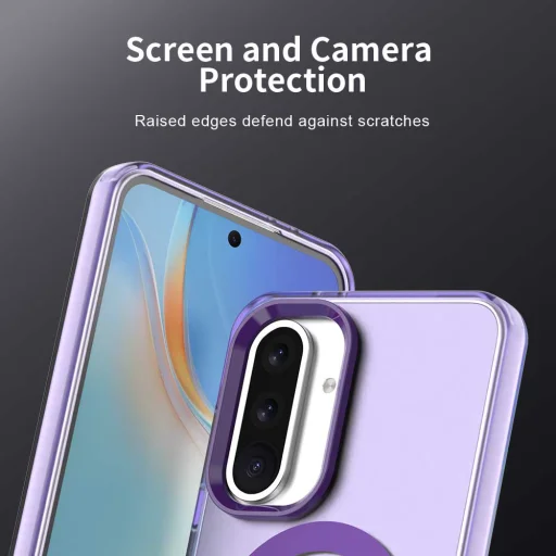  Samsung Galaxy A56 5G Lila Techsuit CandyCase MagSafe tok - 2