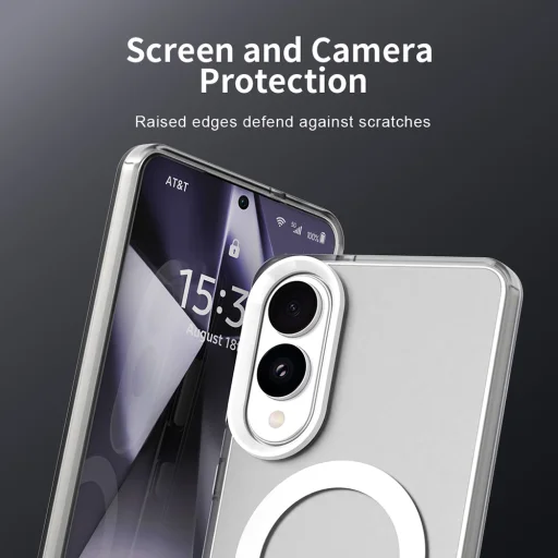 Techsuit - CandyCase MagSafe - Samsung Galaxy S25 Edge - Fekete tok - 5