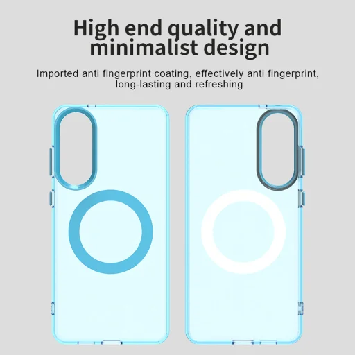 Techsuit - CandyCase MagSafe - Samsung Galaxy S25 Edge - Kék tok - 4