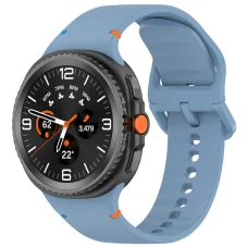 Techsuit - 22 mm-es óraszíj (W079) - Samsung Galaxy Watch8 40mm/Watch8 44mm/Watch8 Classic/Ultra 2 - Farmerkék