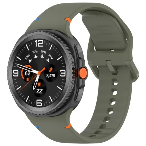 Techsuit - 22 mm-es óraszíj (W079) - Samsung Galaxy Watch8 40mm/Watch8 44mm/Watch8 Classic/Ultra 2 - Pine-sziget - 1