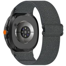 Techsuit - 22 mm-es óraszíj (W080) - Samsung Galaxy Watch8 40mm/Watch8 44mm/Watch8 Classic/Ultra 2 - Grafit Mozaik