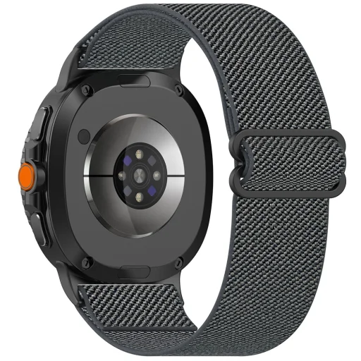 Techsuit - 22 mm-es óraszíj (W080) - Samsung Galaxy Watch8 40mm/Watch8 44mm/Watch8 Classic/Ultra 2 - Grafit Mozaik - 1