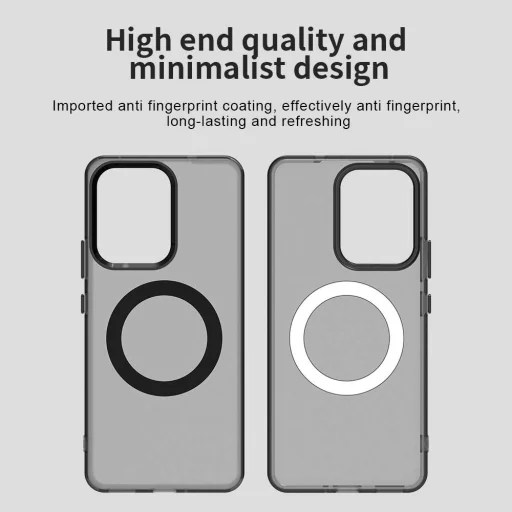  Techsuit - CandyCase MagSafe - Oppo Reno13 F 4G / Reno13 F 5G / Reno13 FS 5G - Fekete tok - 3