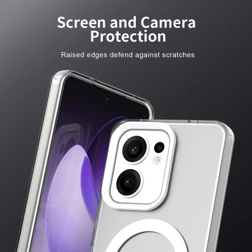  Techsuit - CandyCase MagSafe - Oppo Reno13 F 4G / Reno13 F 5G / Reno13 FS 5G - Fehér tok - 2