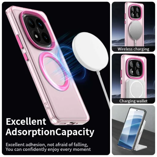  Techsuit - CandyCase MagSafe - Xiaomi Redmi Note 14 Pro 4G - Rózsaszín tok - 4