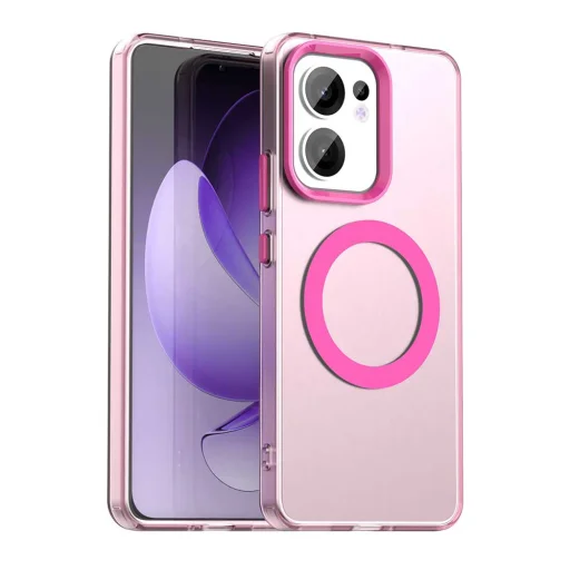  Techsuit - CandyCase MagSafe - Oppo Reno13 F 4G / Reno13 F 5G / Reno13 FS 5G - Rózsaszín tok - 1