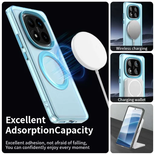  Techsuit - CandyCase MagSafe - Xiaomi Redmi Note 14 Pro 4G - Kék tok - 2