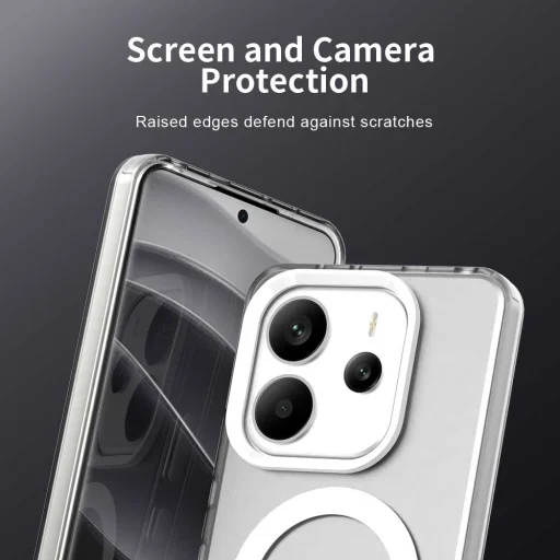 Techsuit - CandyCase MagSafe - Xiaomi Redmi Note 14 4G (Regionális) - Fehér tok - 6