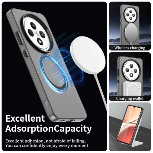  Techsuit - CandyCase MagSafe - Oppo Reno12 F 4G / Reno12 F 5G / Reno12 FS 4G / Reno12 FS 5G - Fekete tok - 6