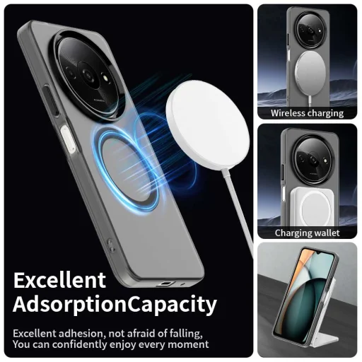 Techsuit - CandyCase MagSafe - Xiaomi Redmi A3 / Redmi A3x - Fekete tok - 5